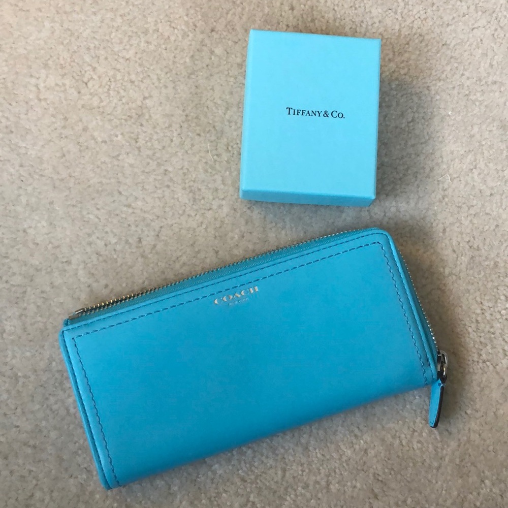 Coach Wallet Tiffany Blue
